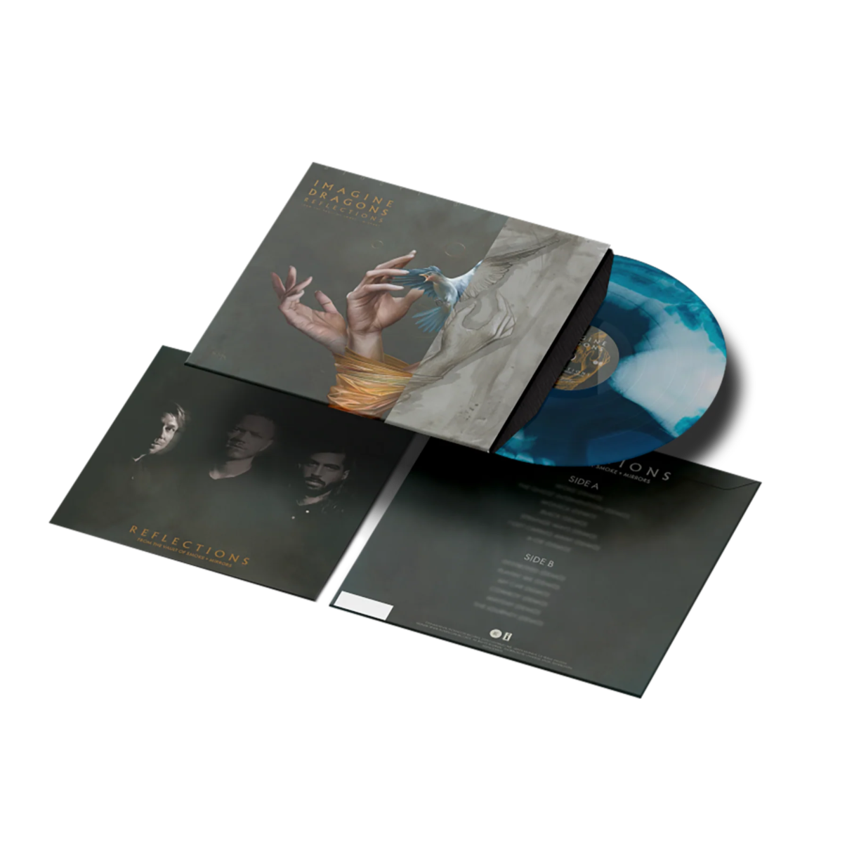 VINILO IMAGINE DRAGONS - REFLECTIONS (FROM THE VAULT OF SMOKE/MIRRORS) (OCEAN BLUE VINYL)