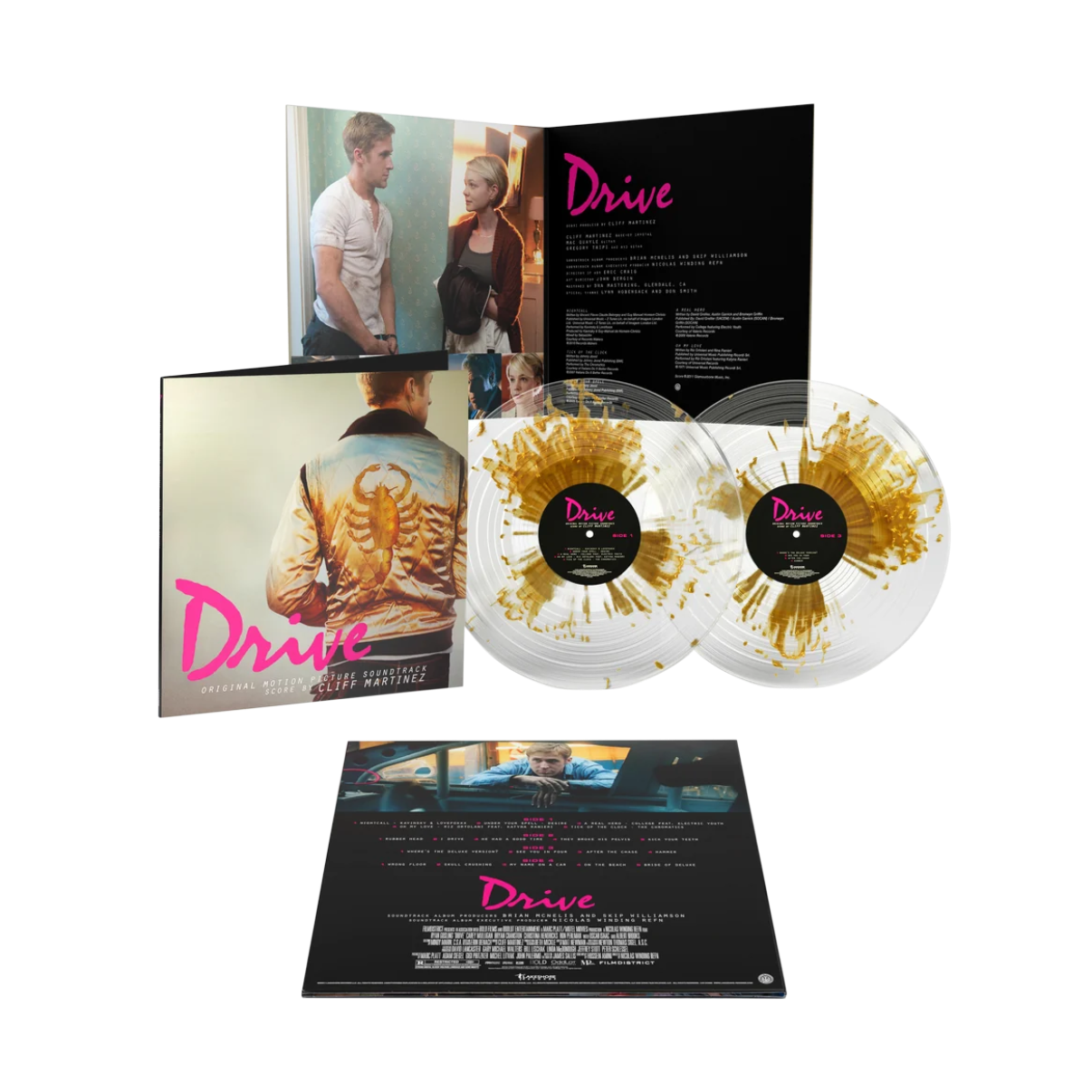 Vinilo Cliff Martinez - Drive (15th Anniversary/Driver's Jacket Gold Splatter Vinyl/2LP)