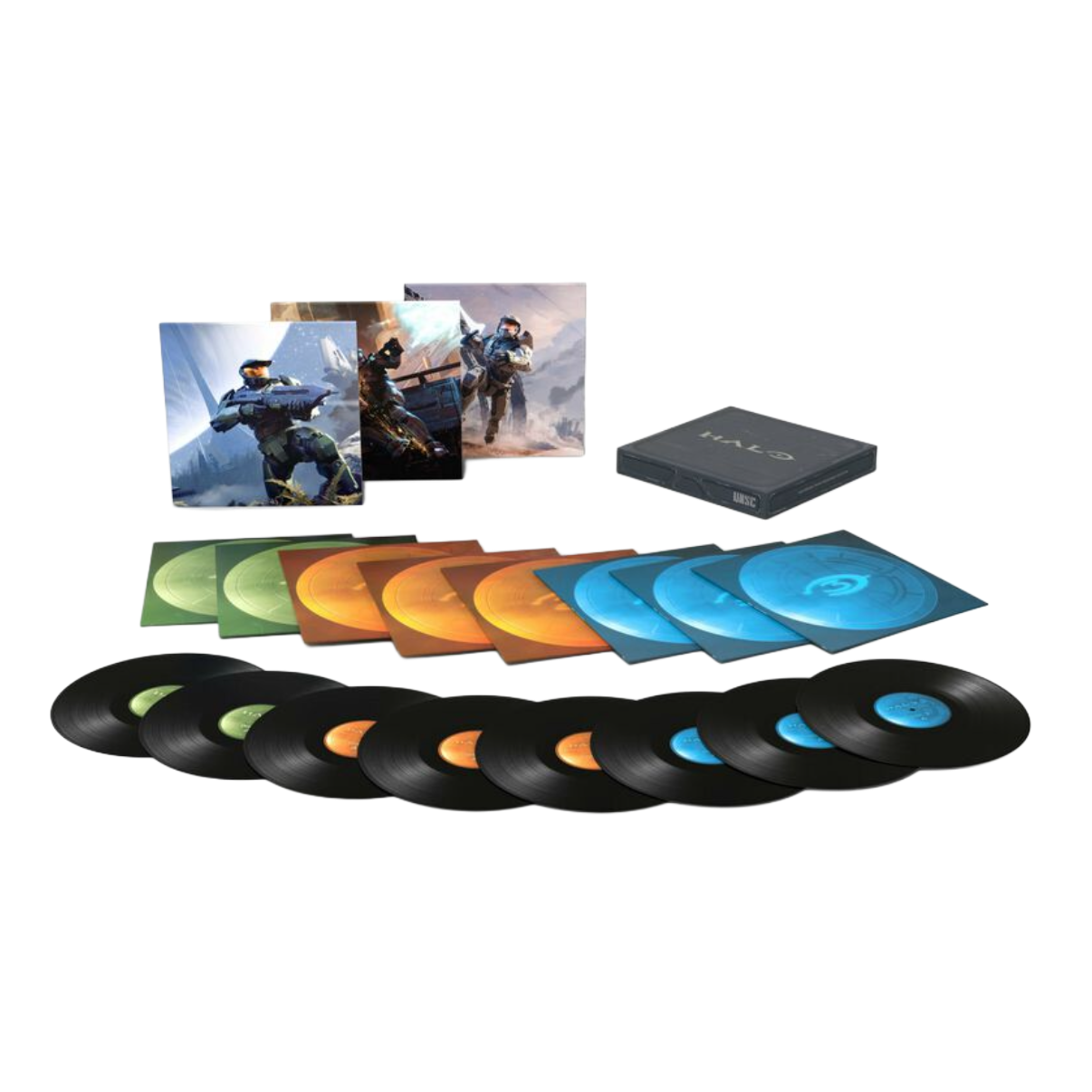 VINILO MARTIN O’DONNELL, MICHAEL SALVATORI & C PAUL JOHNSON - HALO ORIGINAL TRILOGY SOUNDTRACK COLLECTION (OST) (8LP)