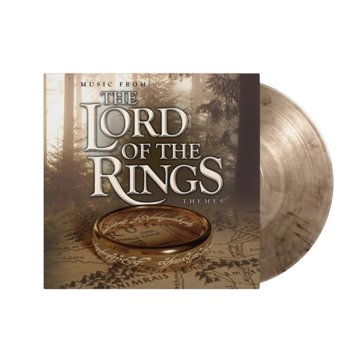 VINILO VARIOUS ARTISTS - THE LORD OF THE RINGS (CRYSTAL CLEAR & BLACK MIXED VINYL)