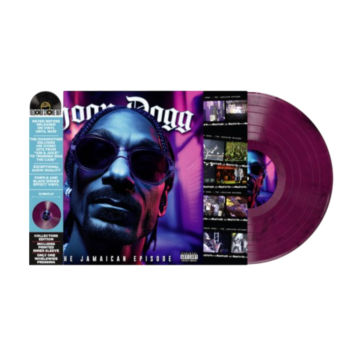 VINILO SNOOP DOGG - THE JAMAICAN EPISODE (BRIGHT PURPLE TRANSLUCENT VINYL) (RSD)