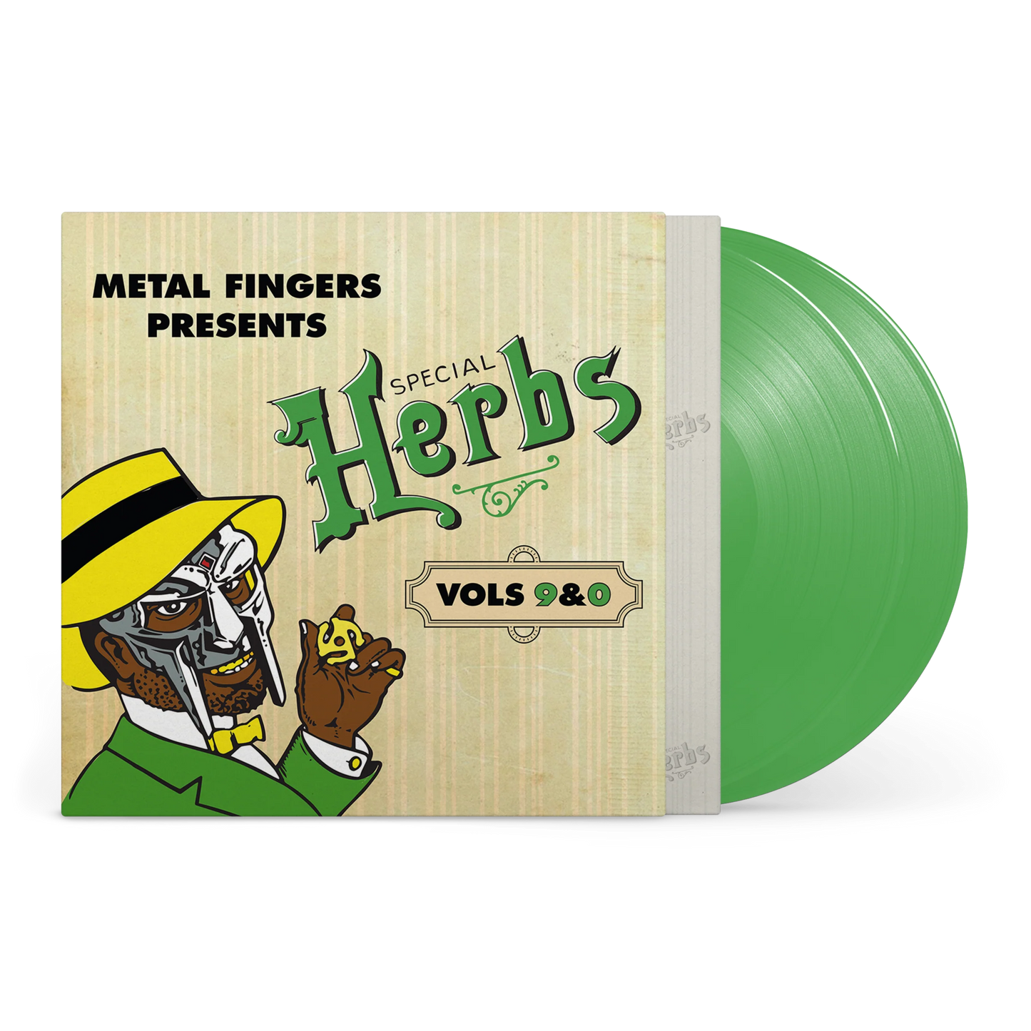 VINILO MF DOOM - METAL FINGERS PRESENTS: SPECIAL HERBS VOL. 9 & 10 (2LP/EVERGREEN VINYL)