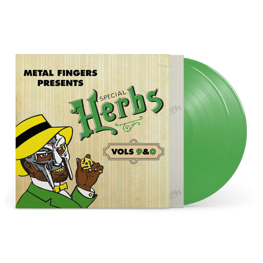 VINILO MF DOOM - METAL FINGERS PRESENTS: SPECIAL HERBS VOL. 9 & 10 (2LP/EVERGREEN VINYL)