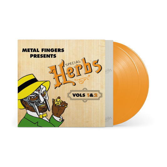 VINILO MF DOOM - METAL FINGERS PRESENTS: SPECIAL HERBS VOL. 1 & 2 (2LP/MUSTARD YELLOW VINYL)