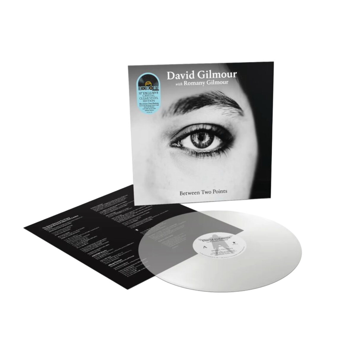 VINILO DAVID GILMOUR WITH ROMANY GILMOUR - BETWEEN TWO POINTS (CRYSTAL CLEAR VINYL) (RSD)