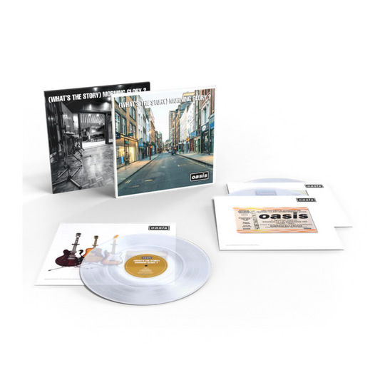 VINILO OASIS - (WHAT'S THE STORY) MORNING GLORY? (30TH ANNIVERSARY/DELUXE) (3LP) (CRYSTAL CLEAR)