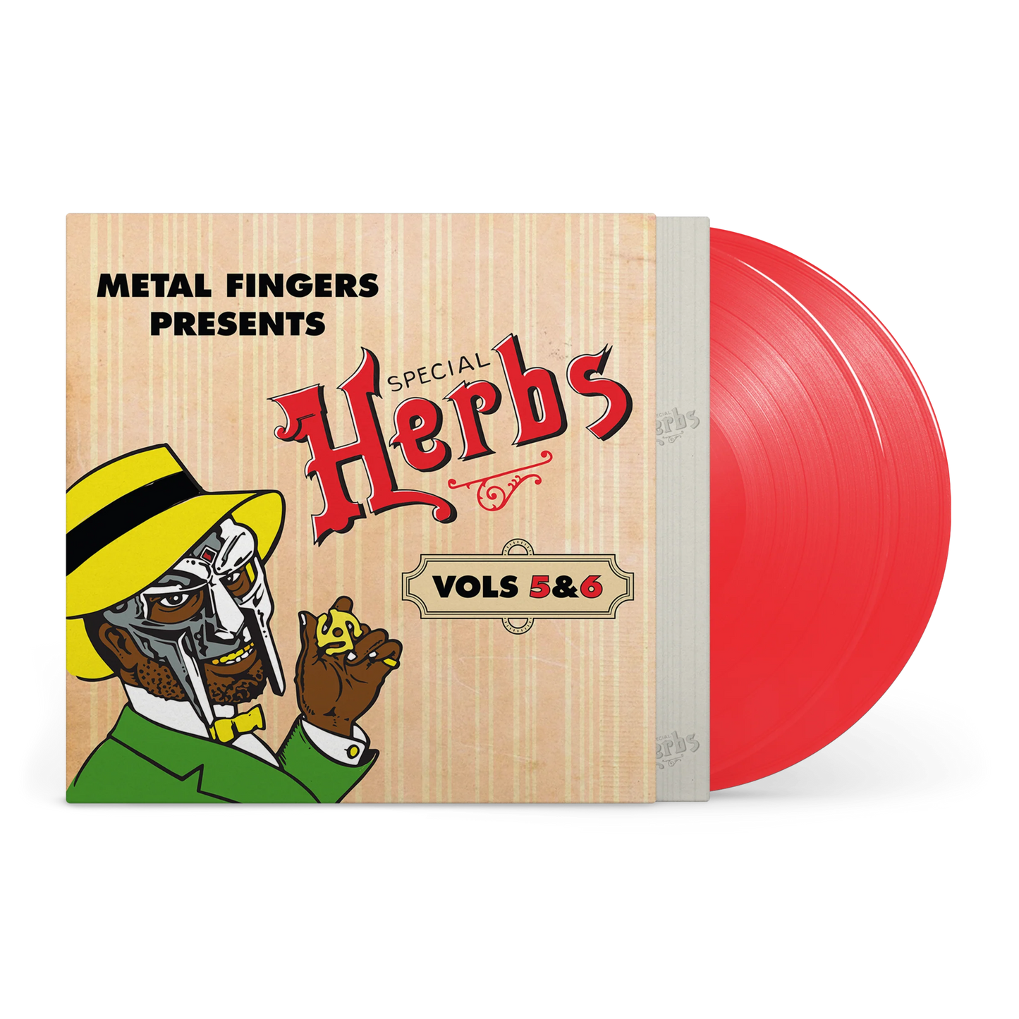 VINILO MF DOOM - METAL FINGERS PRESENTS: SPECIAL HERBS VOL. 5 & 6 (2LP/APPLE RED VINYL)