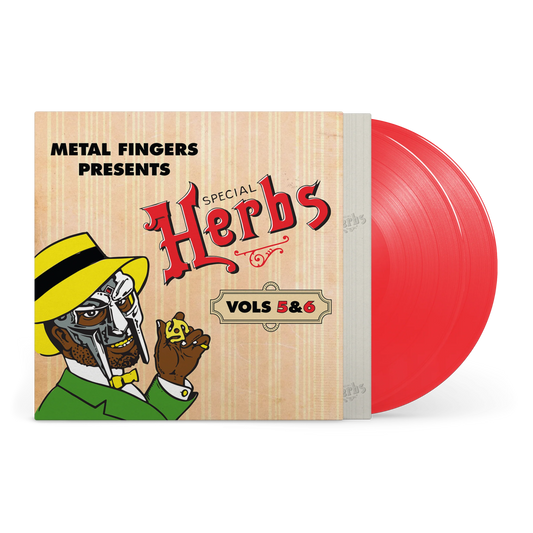VINILO MF DOOM - METAL FINGERS PRESENTS: SPECIAL HERBS VOL. 5 & 6 (2LP/APPLE RED VINYL)