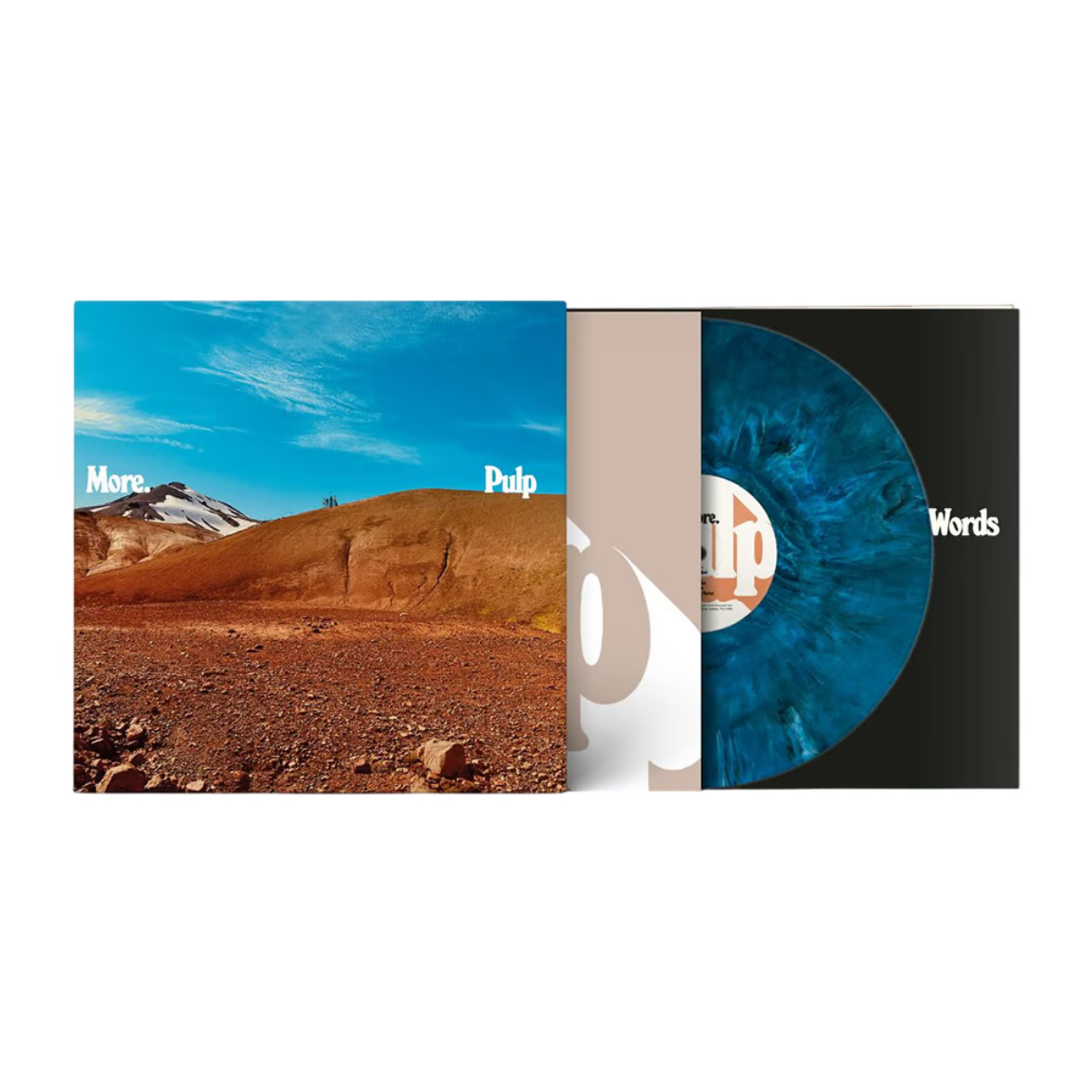 VINILO PULP - MORE (BLUE SKY THINKING/BLUE & WHITE MARBLE VINYL)