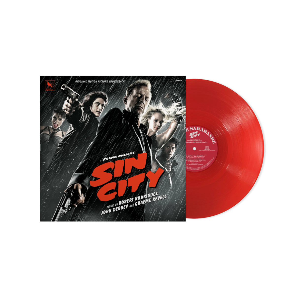 VINILO VARIOUS ARTISTS - SIN CITY OST (TRANSLUCENT BLOOD RED VINYL)