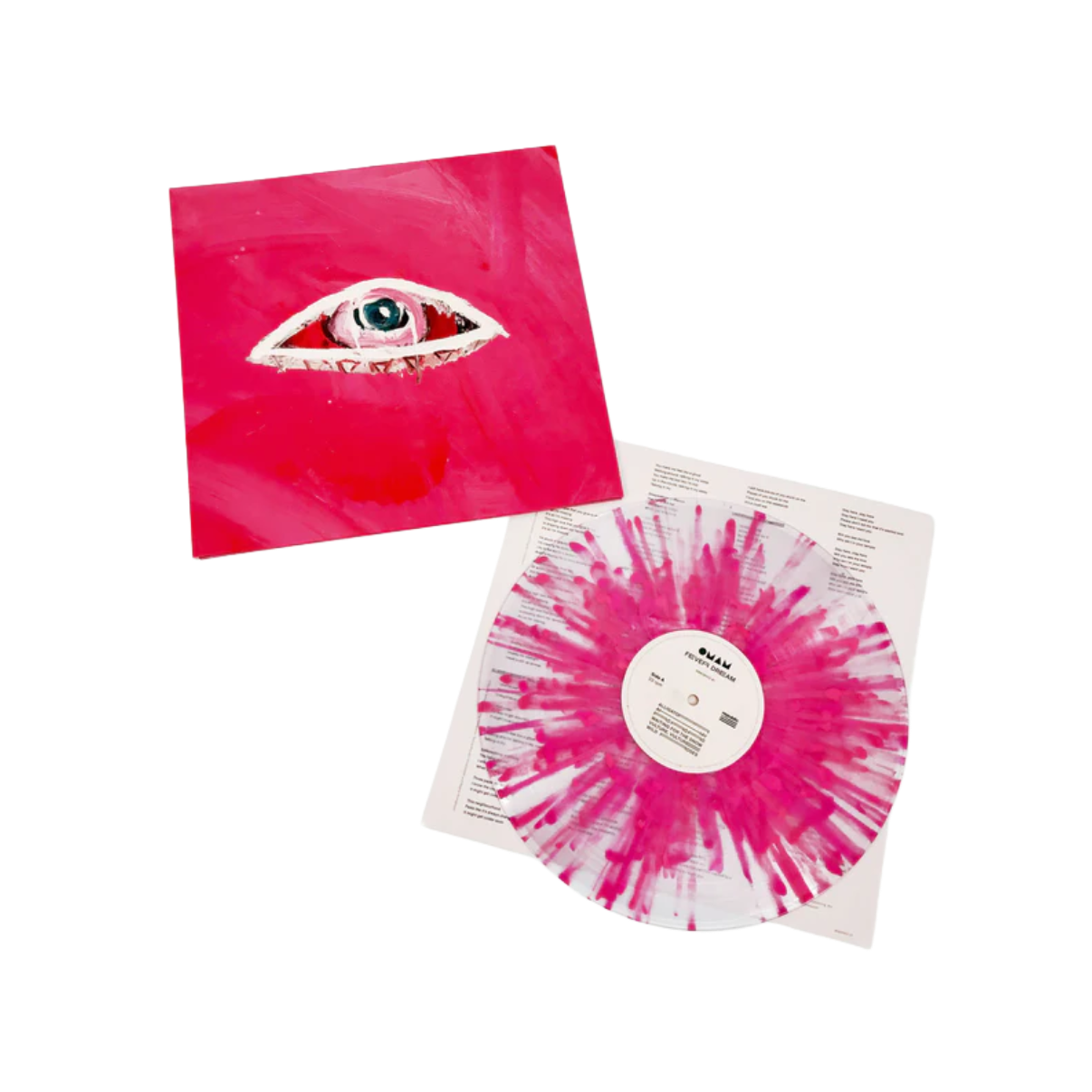 VINILO OF MONSTERS & MEN - FEVER DREAM (CLEAR WITH HOT PINK SPLATTER VINYL)