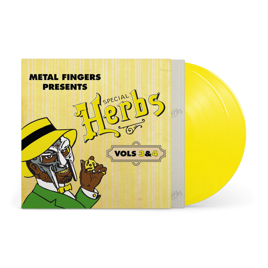 VINILO MF DOOM - METAL FINGERS PRESENTS: SPECIAL HERBS VOL. 3 & 4 (2LP/LEMON YELLOW VINYL)