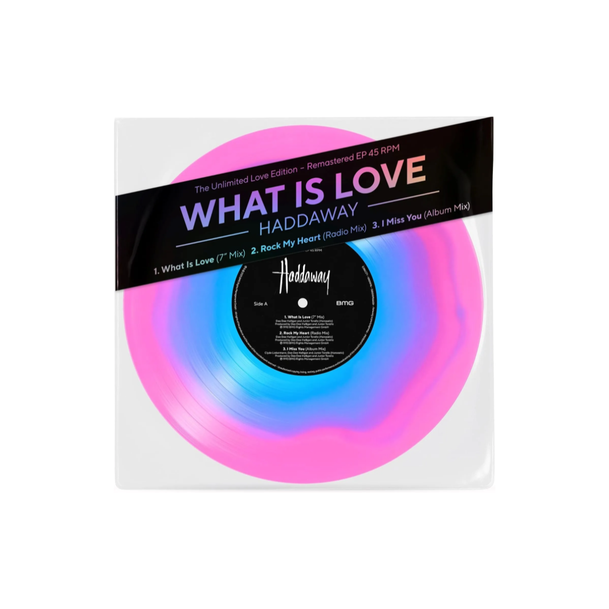 VINILO HADDAWAY - WHAT IS LOVE (THE ULTIMATE LOVE EDITION) (MULTICOLOR VINYL/EP)