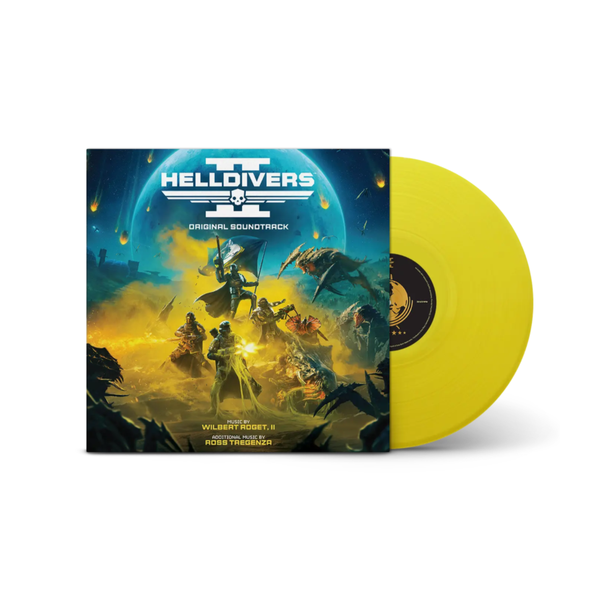 VINILO WILBERT ROGET II - HELLDIVERS 2 (OST/TRANSLUCENT YELLOW VINYL)