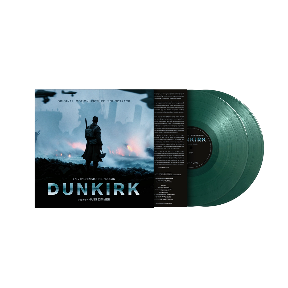 VINILO HANS ZIMMER - DUNKIRK (OST) (2LP/DARK GREEN VINYL)