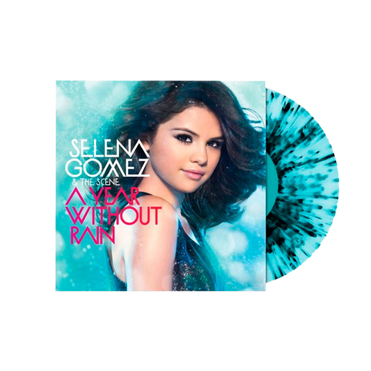 VINILO SELENA GOMEZ & THE SCENE - A YEAR WITHOUT RAIN (TRANSPARENT ICE BLUE/BLACK SPLATTER VINYL)