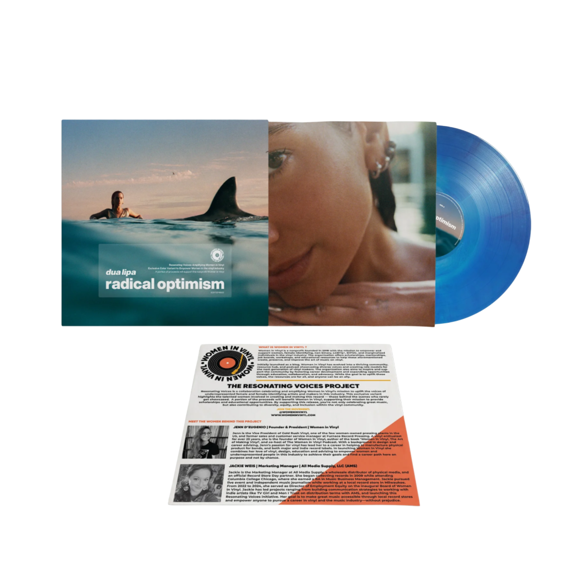VINILO DUA LIPA - RADICAL OPTIMISM (GALAXY BLUE VINYL)