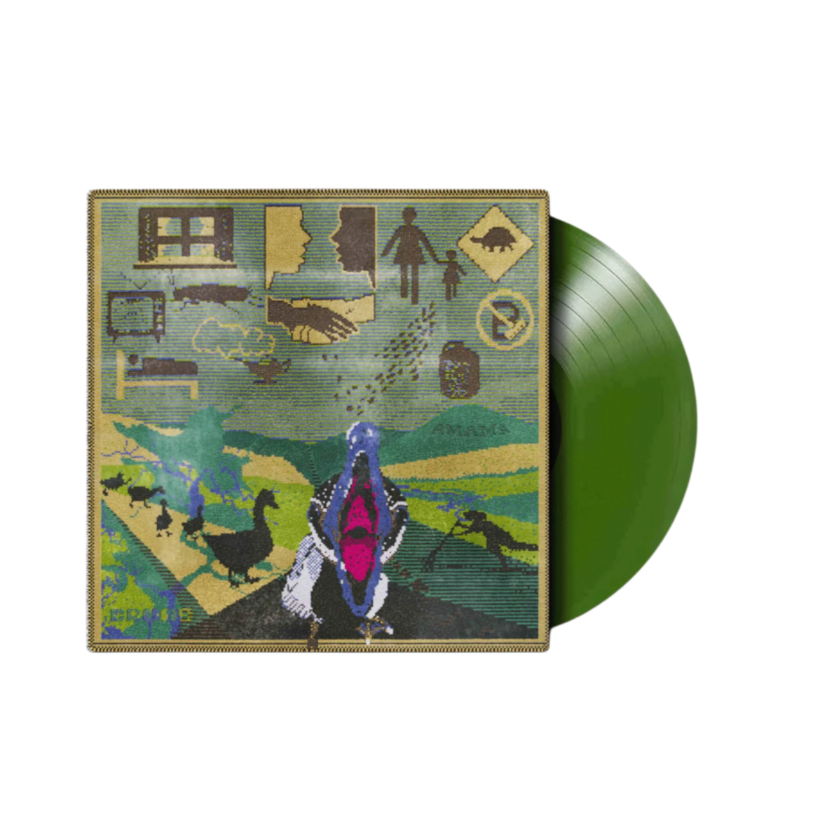 VINILO CRUMB - AMAMA (OLIVE GREEN VINYL)