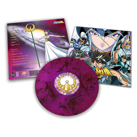 VINILO SEIJI YOKOYAMA - SAINT SEIYA MUSIC COLLECTION - VOLUME 8 (MARBLED PURPLE OPAQUE VINYL)