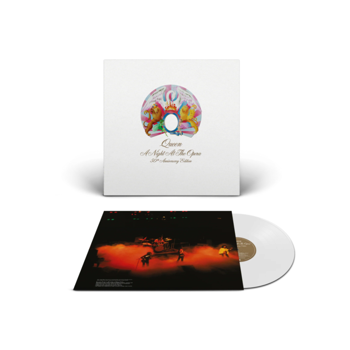 VINILO QUEEN - A NIGHT AT THE OPERA (50TH ANNIVERSARY) (WHITE VINYL)