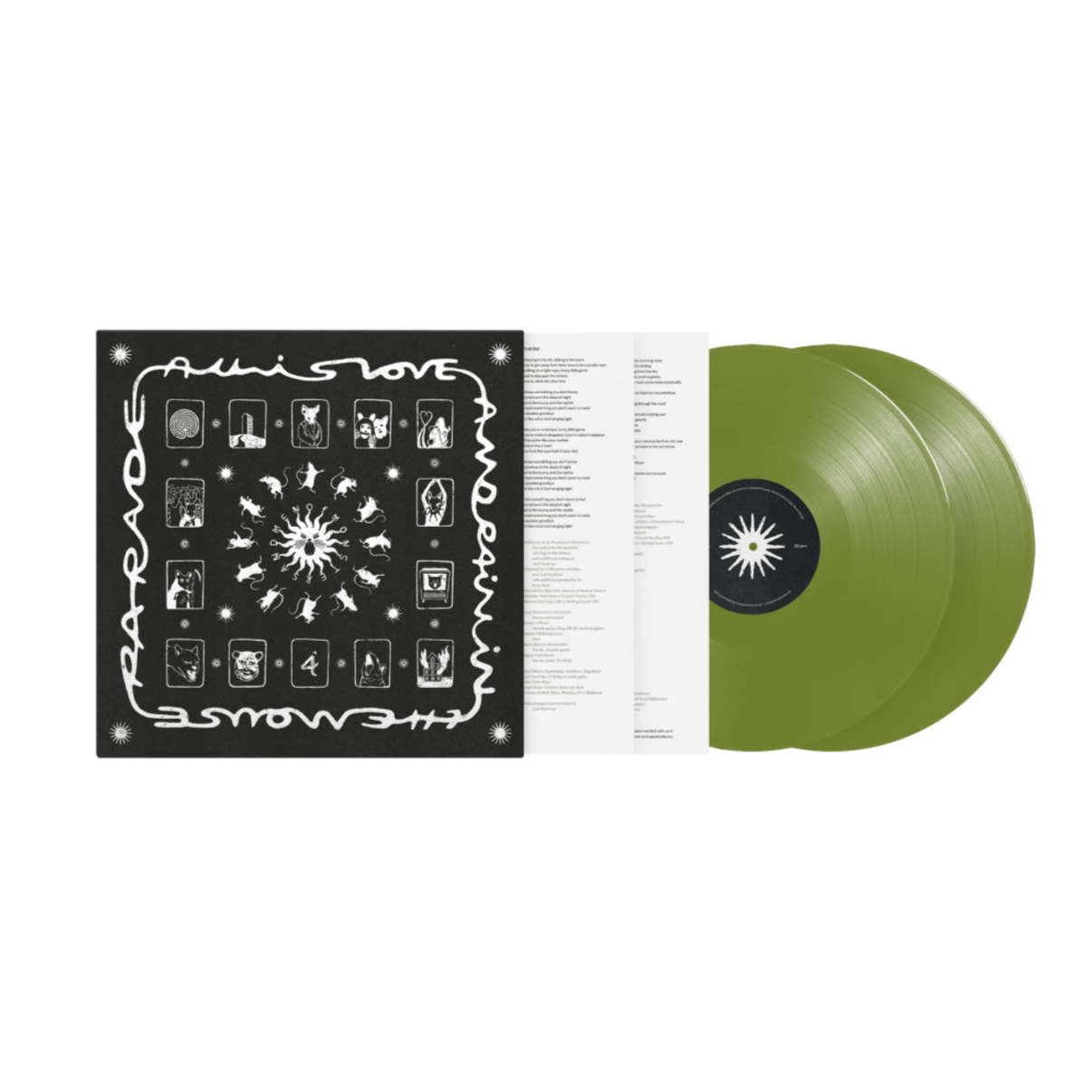 VINILO OF MONSTERS & MEN - ALL IS LOVE & PAIN IN THE MOUSE PARADE (OLIVE VINYL/2LP)