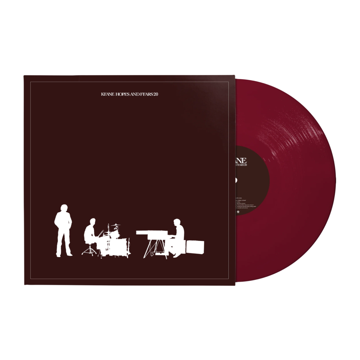 VINILO KEANE - HOPES & FEARS 20 (BURGUNDY RED VINYL)
