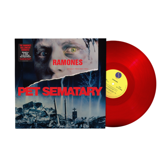 VINILO RAMONES - PET SEMATARY (RED VINYL) (ROCKTOBER)