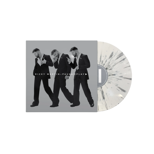 VINILO RICKY MARTIN - PAUSA & PLAY (WHITE & GREY VINYL)