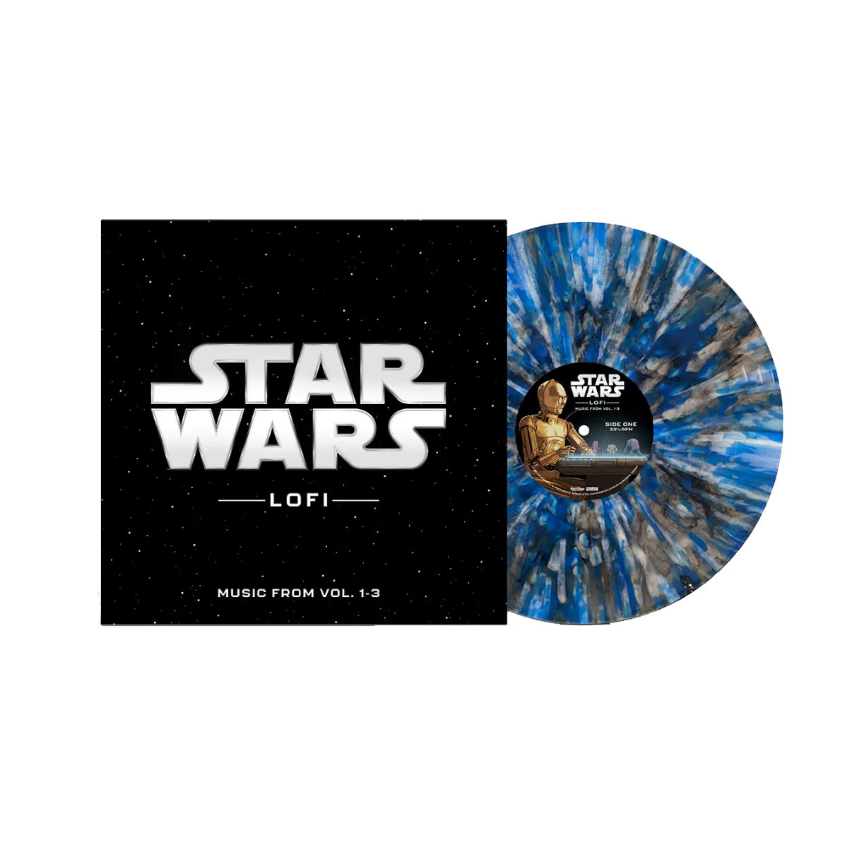 VINILO STAR WARS LOFI - STAR WARS LOFI (MUSIC FROM VOL. 1-3) (COLOR SPLATTER VINYL/2LP)