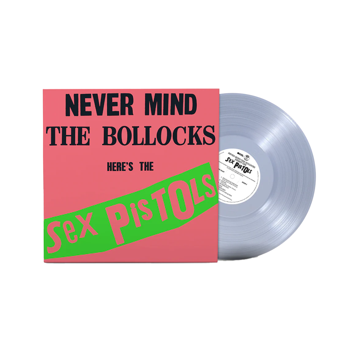 VINILO SEX PISTOLS - NEVER MIND THE BOLLOCKS HERE'S THE SEX PISTOLS (CLEAR VINYL) (ROCKTOBER)