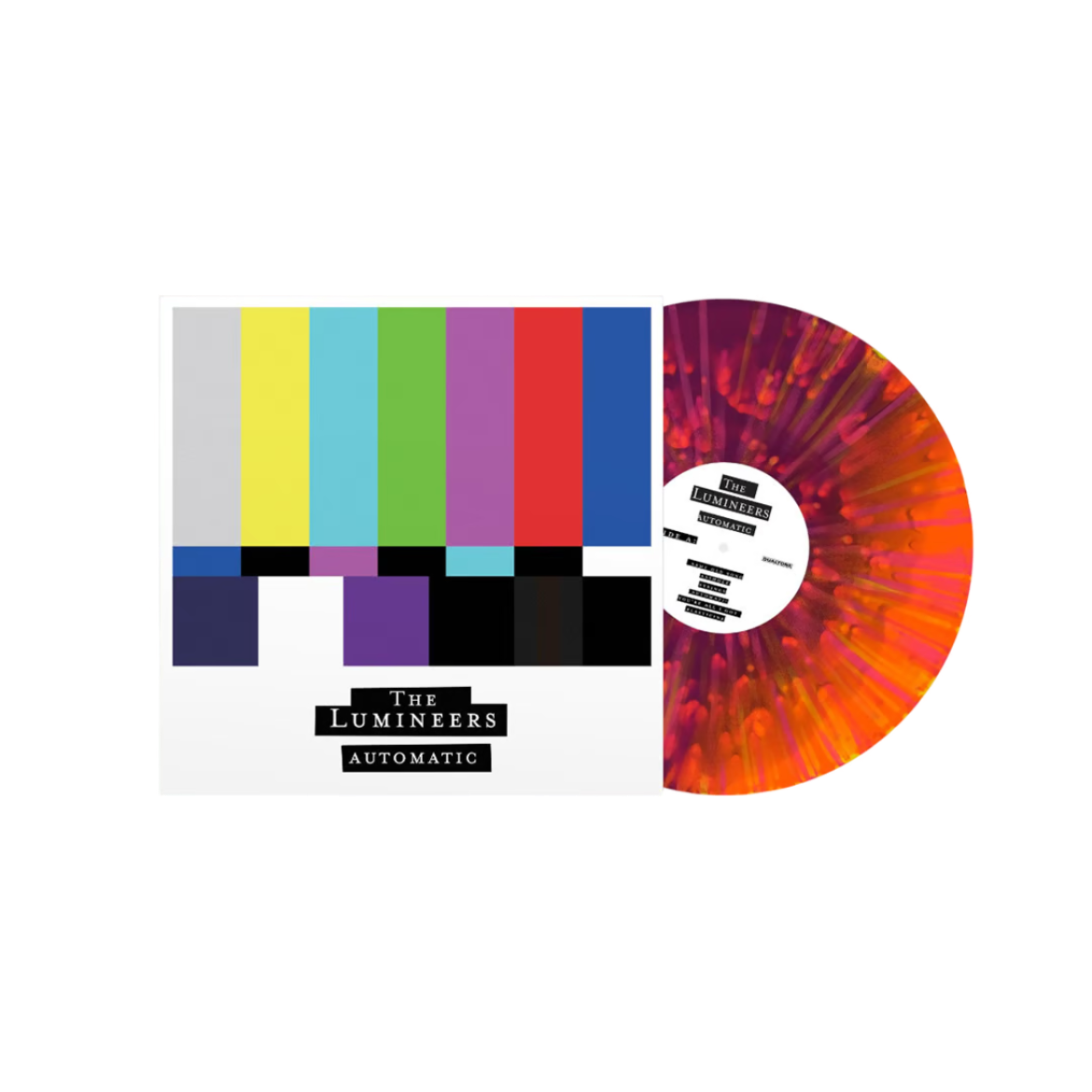 VINILO THE LUMINEERS - AUTOMATIC (TANGERINE & HOT PINK SPLATTER VINYL)