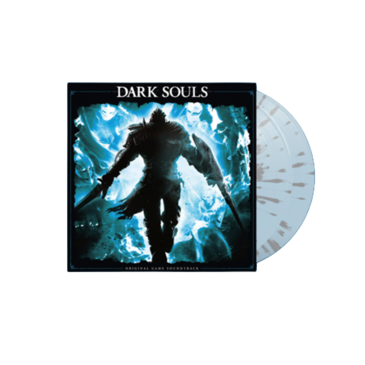 VINILO MOTOI SAKURABA & YUKA KITAMURA - DARK SOULS OST (2LP/TRANSPARENT LIGHT BLUE WITH SILVER SPLATTER VINYL)