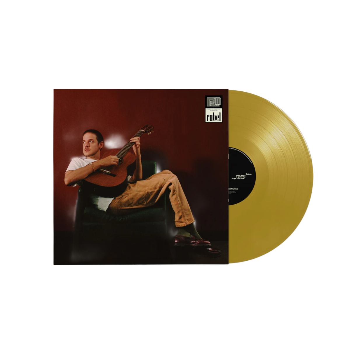 VINILO RUBEL - BELEZA. MAS AGORA A GENTE FAZ O QUE COM ISSO (GOLD VINYL)