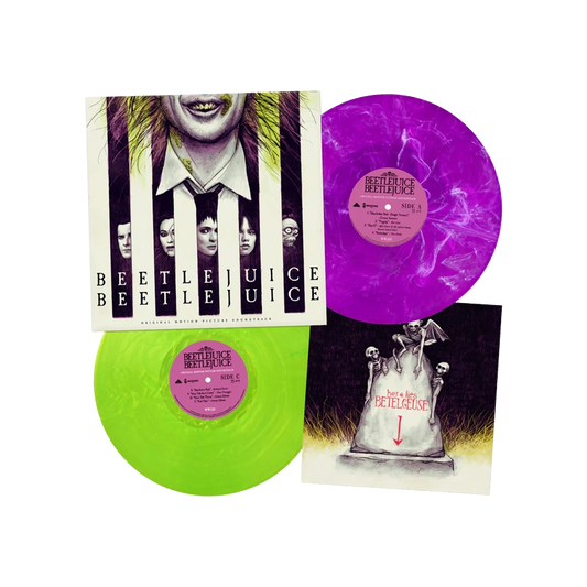 VINILO VARIOUS ARTISTS - BEETLEJUICE BEETLEJUICE OST (PURPLE & WHITE SMOKE & FLUORESCENT VINYL)