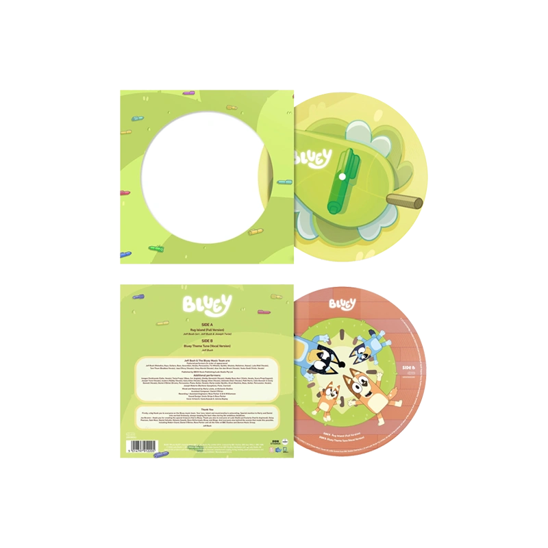 VINILO VARIOUS ARTISTS - BLUEY - RUG ISLAND / BLUEY THEME TUNE (7INCH PICTURE DISC) (RSD BLACK FRIDAY 2024)
