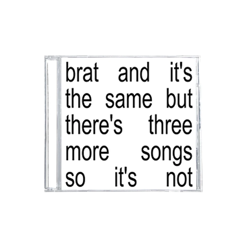 CD CHARLI XCX - BRAT & IT'S THE SAME BUT THERE'S THREE MORE SONGS SO IT'S NOT