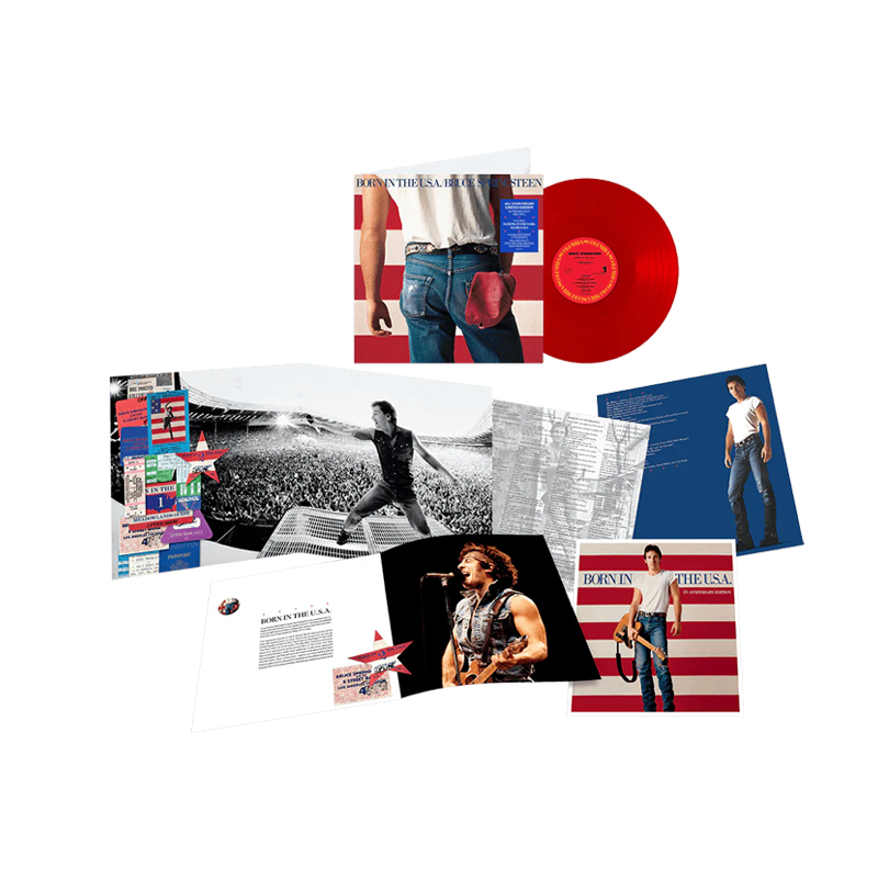 VINILO BRUCE SPRINGSTEEN- BORN IN THE U.S.A. (RED VINYL)