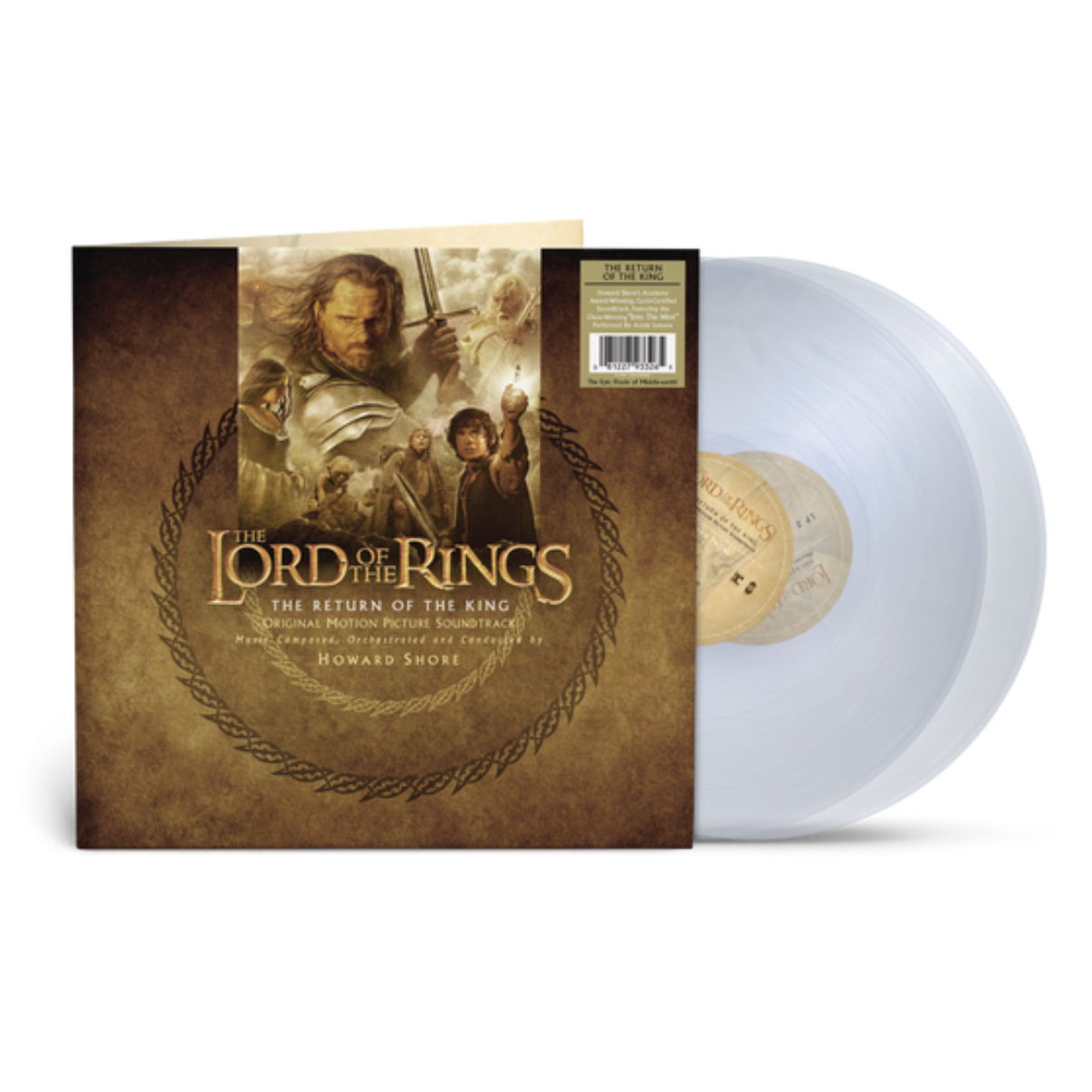 VINILO HOWARD SHORE - THE LORD OF THE RINGS: THE RETURN OF THE KING (OST) (2LP/PALANTIR CLEAR VINYL)