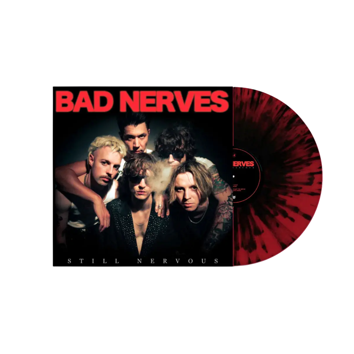 VINILO BAD NERVES - STILL NERVOUS (RED/BLACK SPLATTER VINYL)