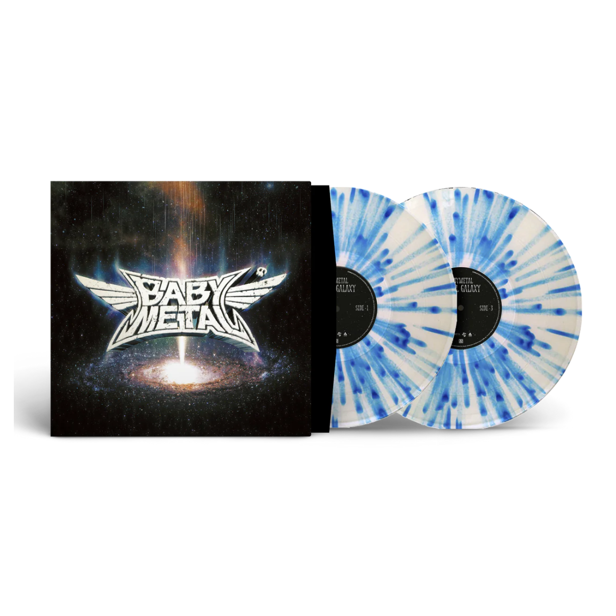 VINILO BABYMETAL - METAL GALAXY (WHITE & BLUE SPLATTER VINYL/2LP)