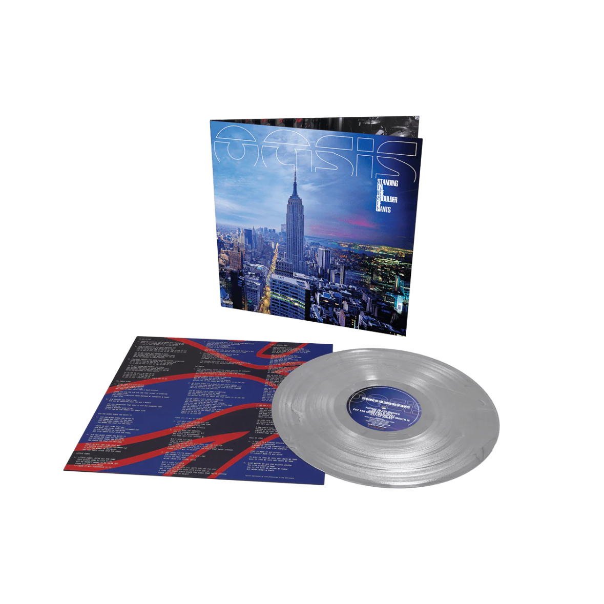 VINILO OASIS - STANDING ON THE SHOULDER OF GIANTS (25TH ANNIVERSARY/SILVER VINYL)