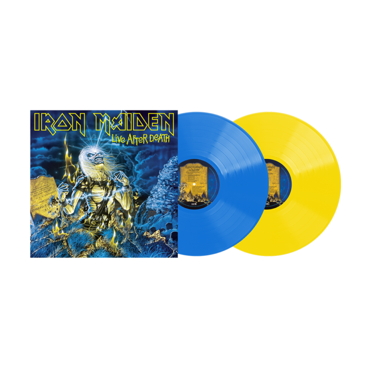 VINILO IRON MAIDEN - LIVE AFTER DEATH (YELLOW & BLUE VINYL/2LP)
