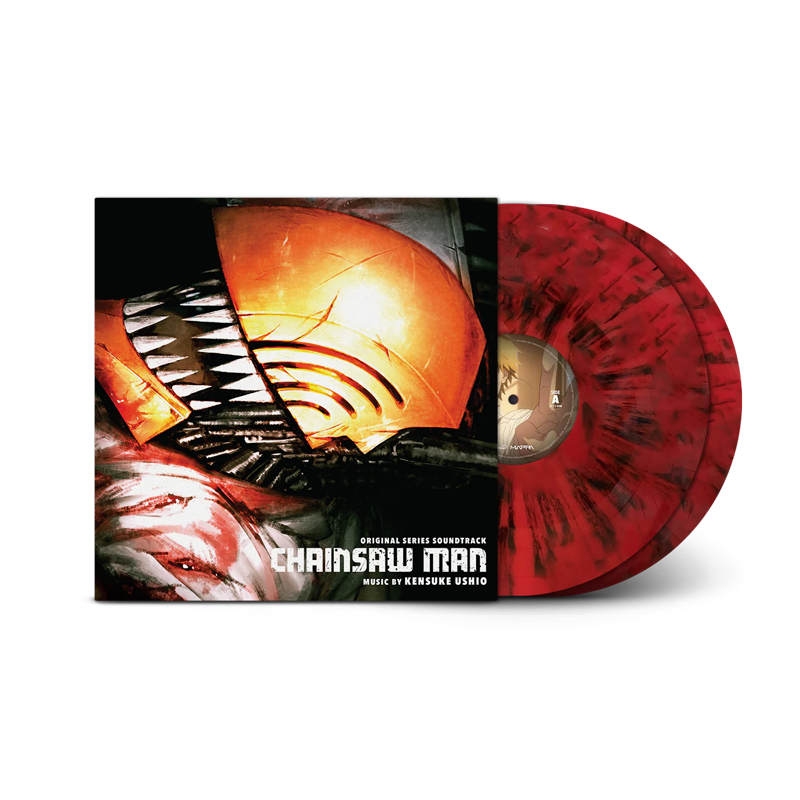 VINILO KENSUKE USHIO - CHAINSAW MAN OST (RED WITH BLACK SPLATTER VINYL/2LP)