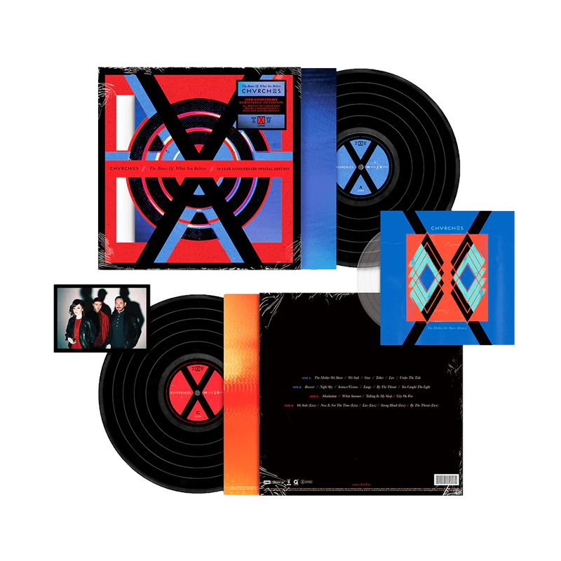VINILO CHVRCHES - BONES OF WHAT YOU BELIEVE (2 LP) (10TH ANNIVERSARY)