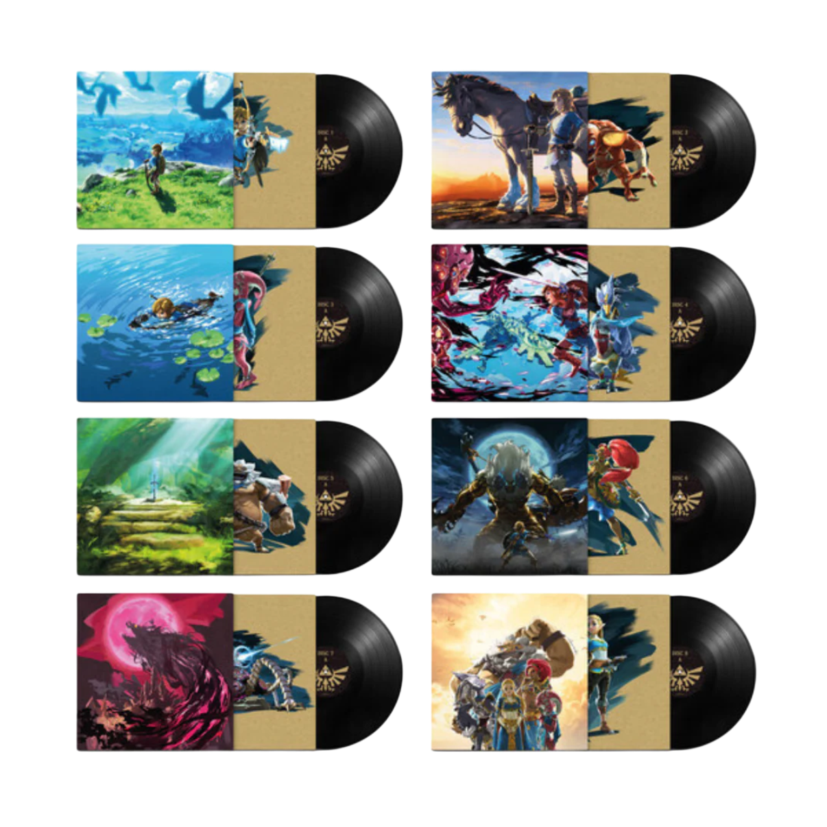 BOXSET VARIOUS ARTISTS - THE LEGEND OF ZELDA: BREATH OF THE WILD (8LP)