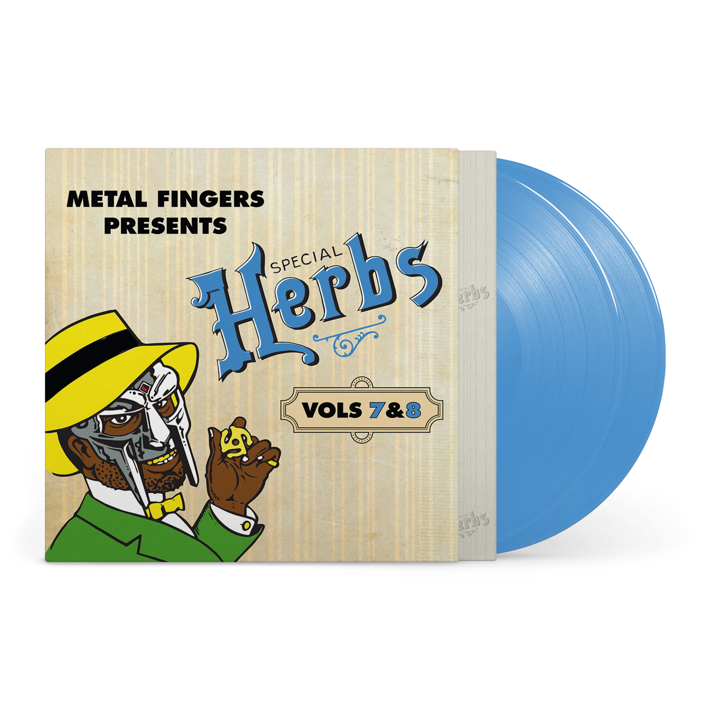 VINILO MF DOOM - METAL FINGERS PRESENTS: SPECIAL HERBS VOL. 7 & 8 (2LP/SLY BLUE VINYL)