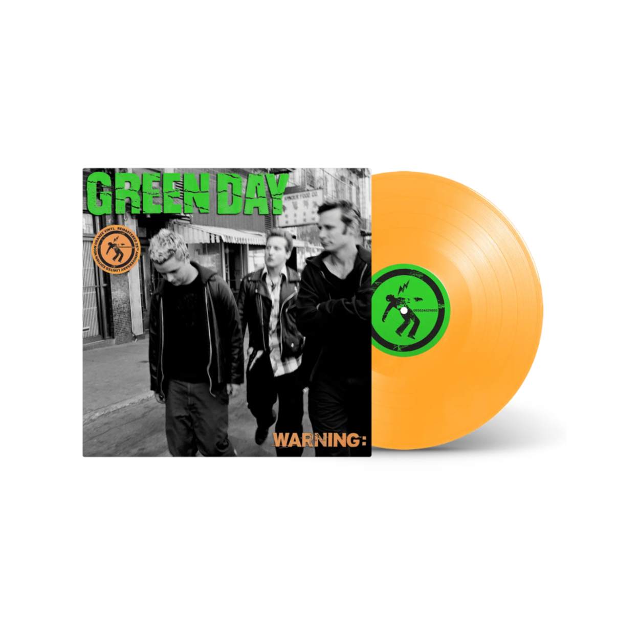 VINILO GREEN DAY - WARNING (25TH ANNIVERSARY DELUXE EDITION/NEON ORANGE VINYL)