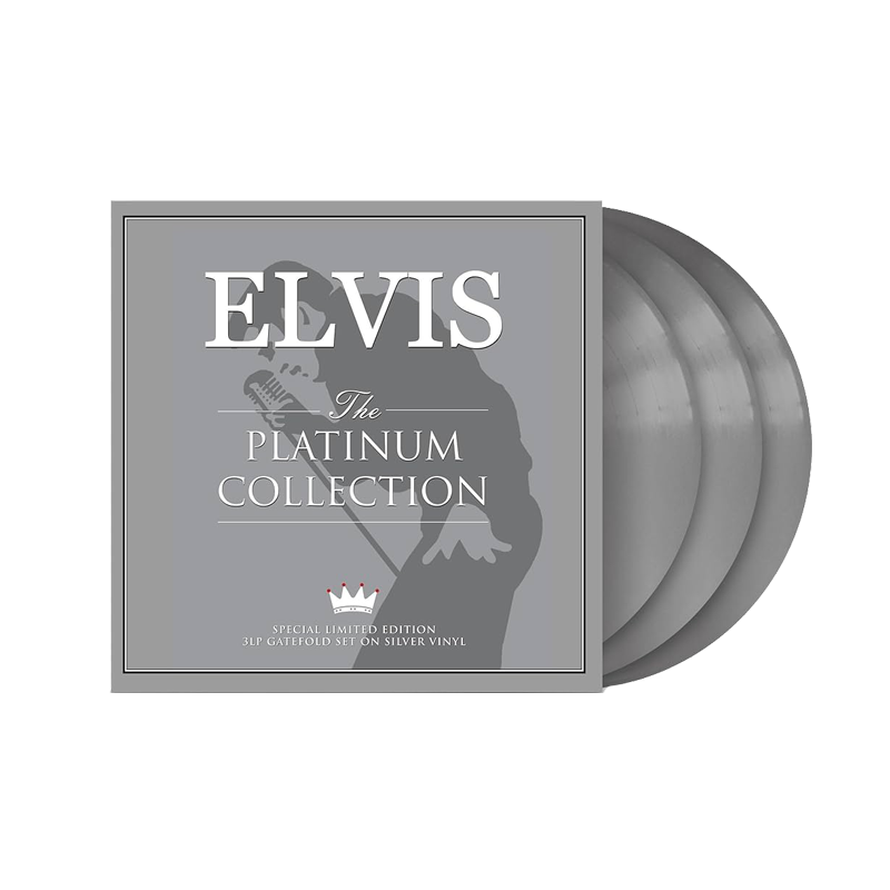 VINILO ELVIS PRESLEY - PLATINUM COLLECTION (SILVER VINYL)