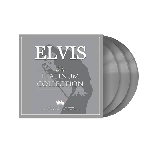 VINILO ELVIS PRESLEY - PLATINUM COLLECTION (SILVER VINYL)