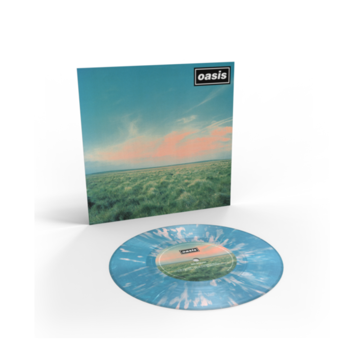 VINILO OASIS - WHATEVER (30TH ANNIVERSARY/PINK & BLUE SPATTER VINYL)